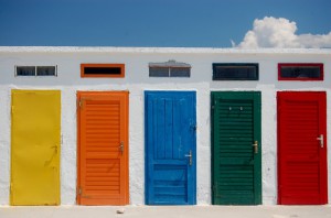 Las puertas de aluminio